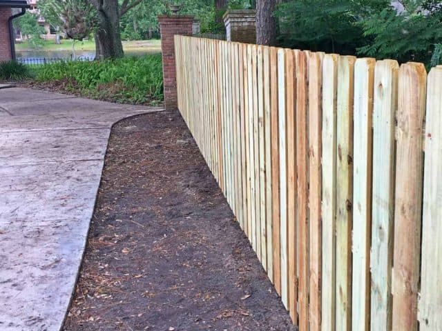 Wood Fence Jacksonville Featured Installation