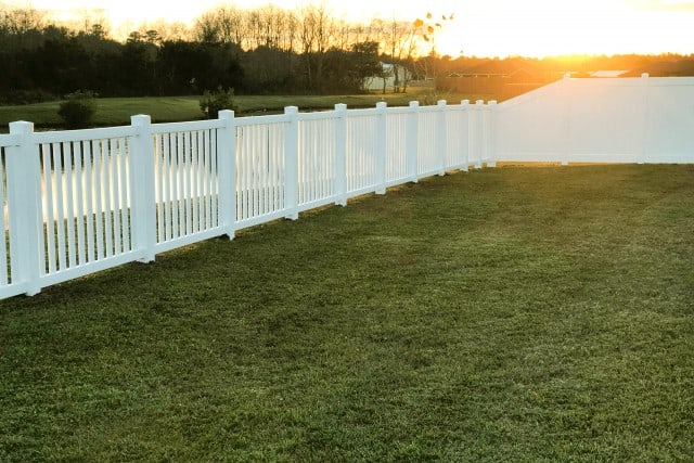 Vinyl Picket Fence