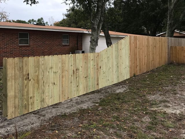 Stockade Wood Fence 1