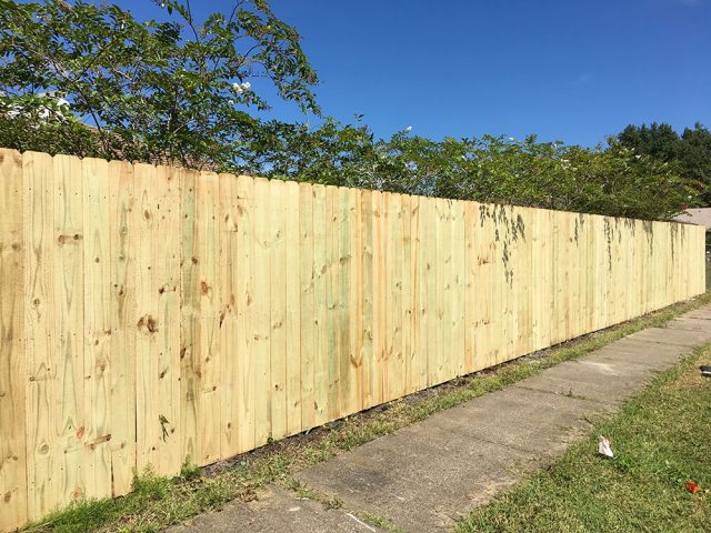 Stockade Wood Fence 10