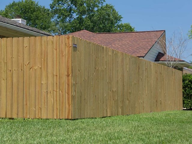 Stockade Wood Fence 13