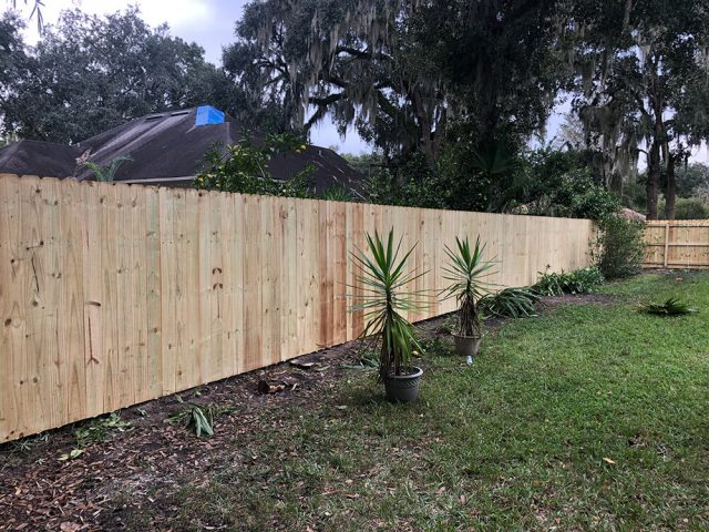 Stockade Wood Fence 3