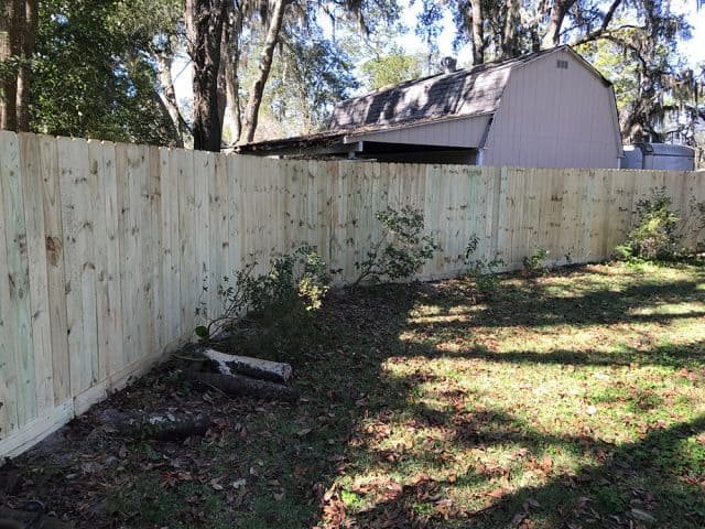 Stockade Wood Fence 6