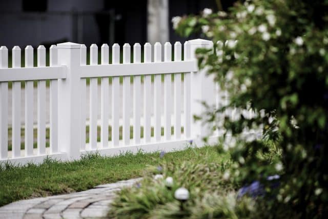 White Vinyl Picket