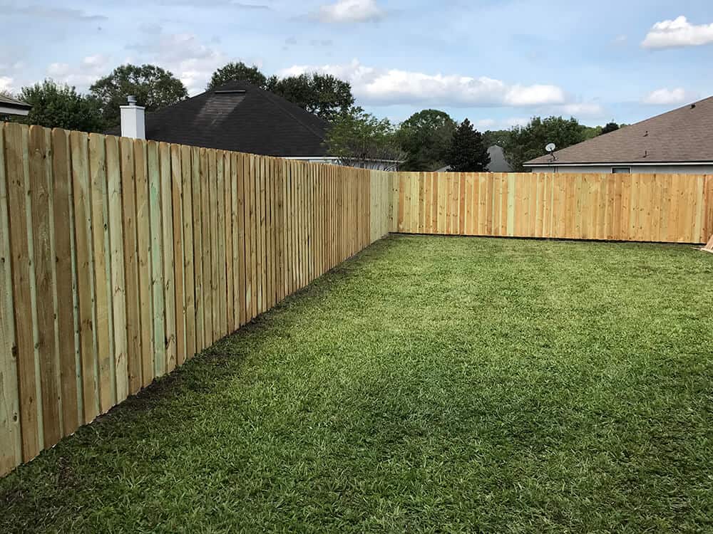 Wood Fence – Board on Board 4
