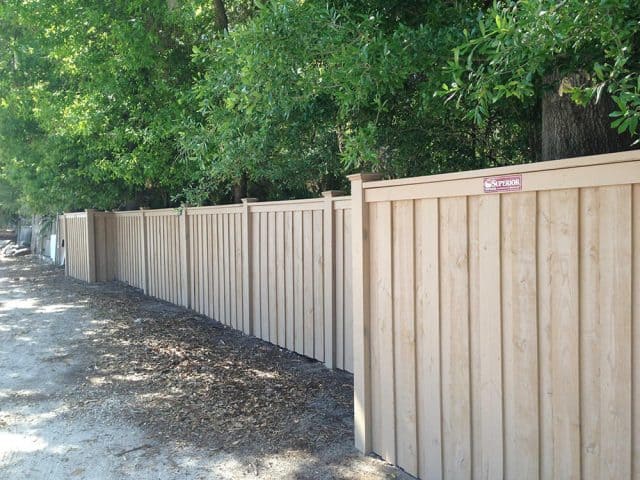 Wood Fence - Cap and Trim 3