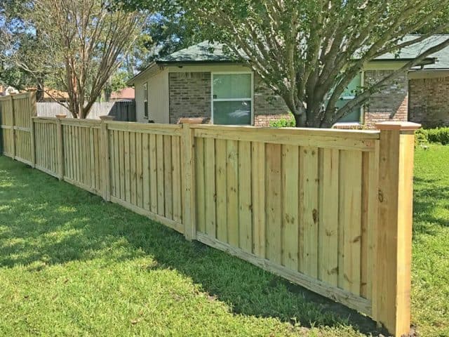 Wood Fence - Cap and Trim 4