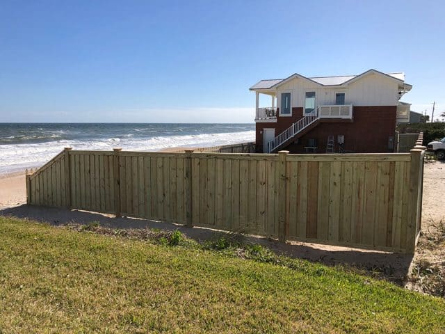 Wood Fence - Cap and Trim 5