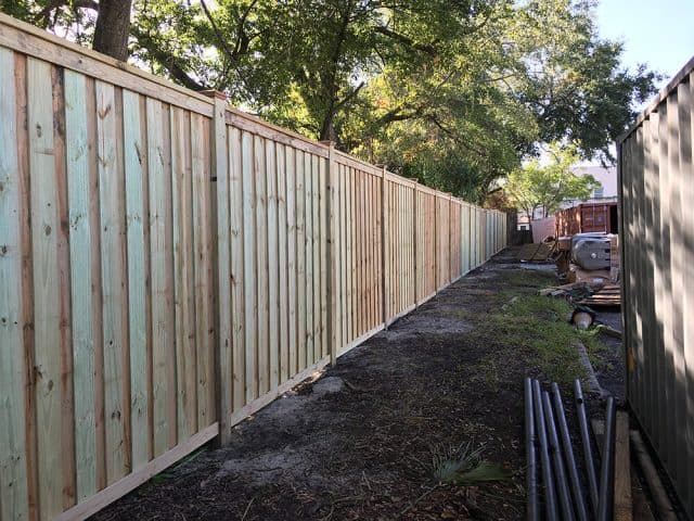 Wood Fence - Cap and Trim 6