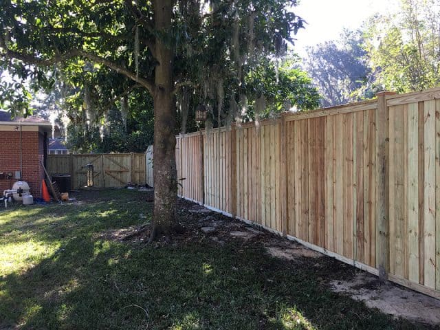 Wood Fence - Cap and Trim 7