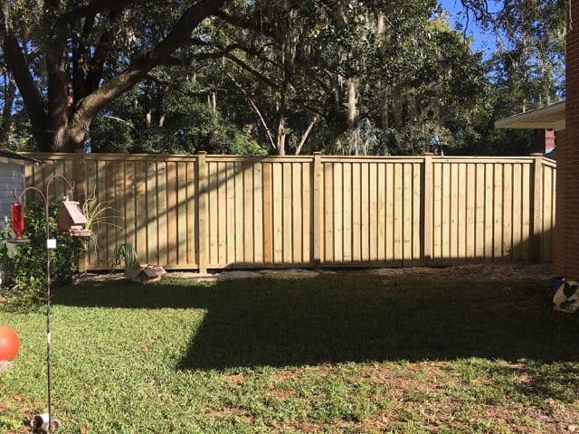 Wood Fence - Cap and Trim 8