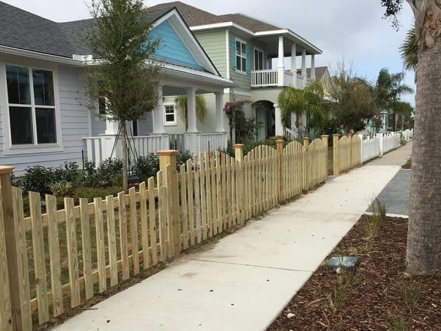 Wood Fence - Picket 5