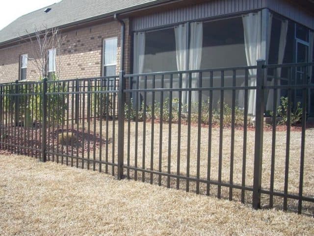 4'H Black Sterling Aluminum Fence