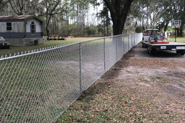 Residential Chain Link Fence 9