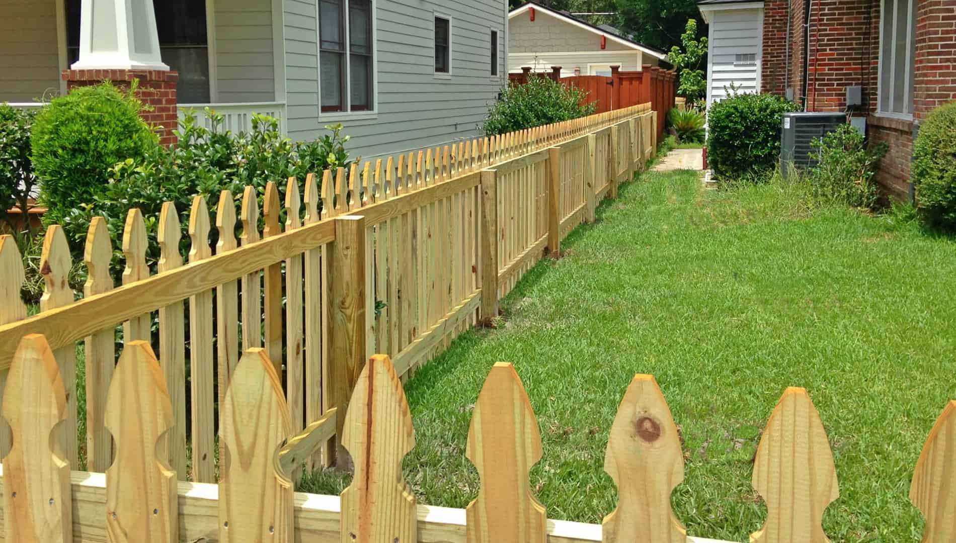 Wood picket fence from Boise Fence Company
