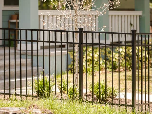Aluminum Fence – Sterling Corner View