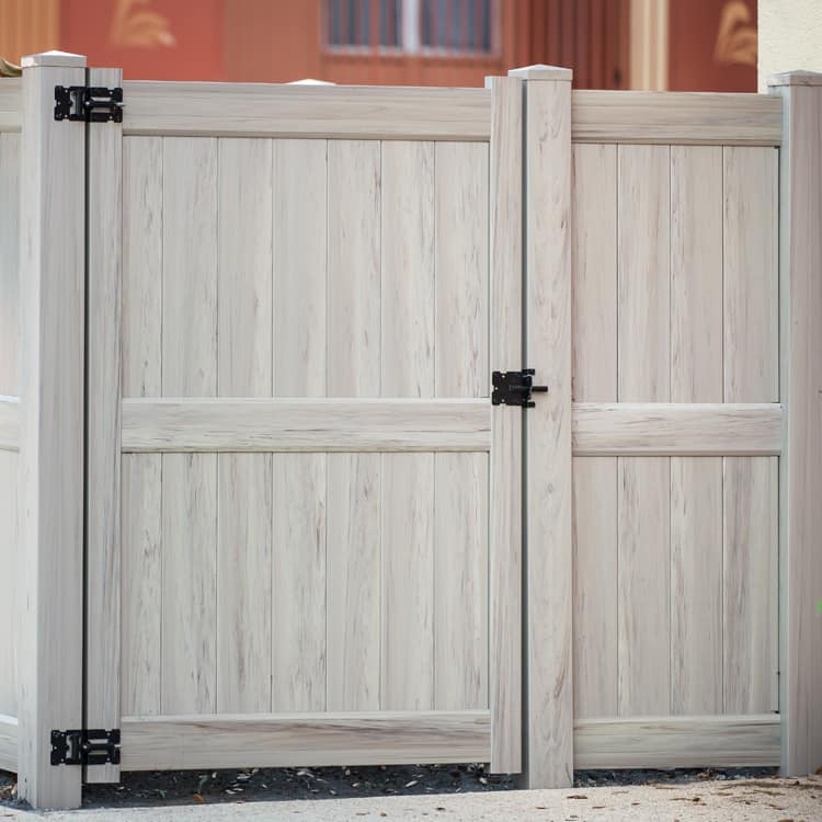Oak Hill Fence Company Vinyl Fence Oak Hill Fence Company white washed wood look vinyl fence
