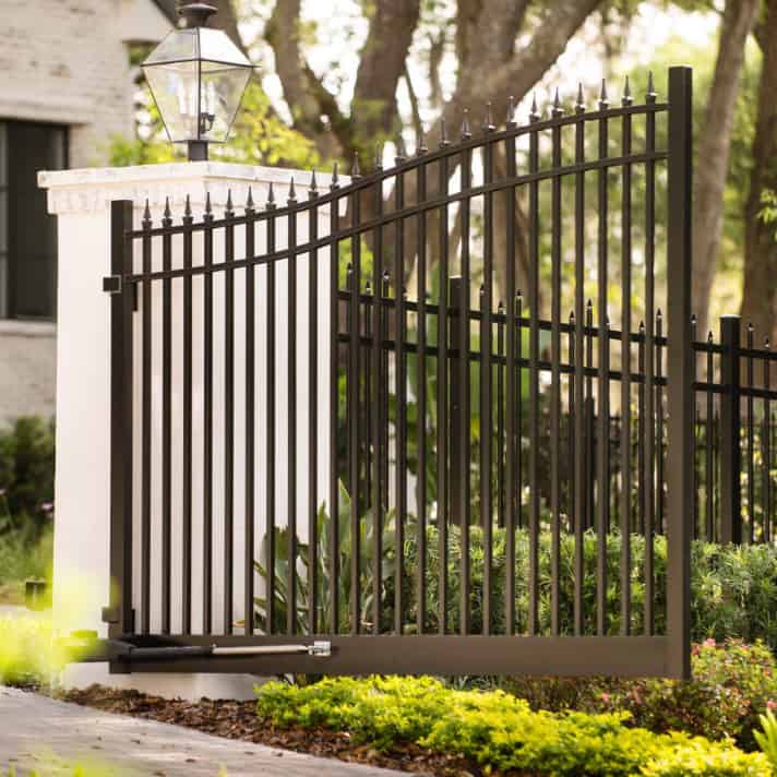 wrought iron fence installation in dallas