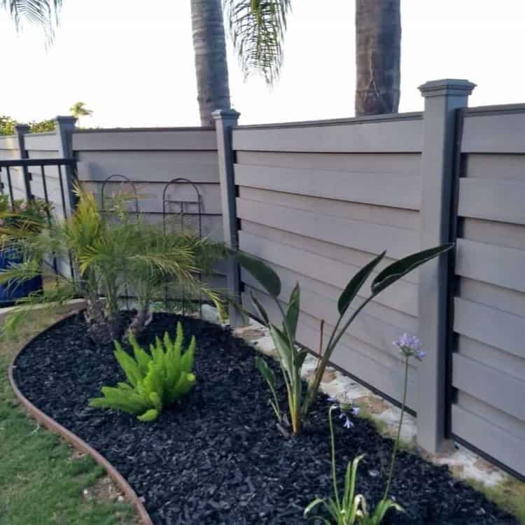 grand prairie fence installation horizontal trex fence