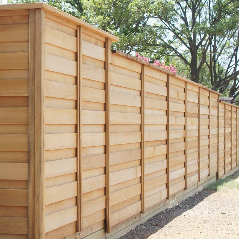 Alvin Fence Company wood privacy fence