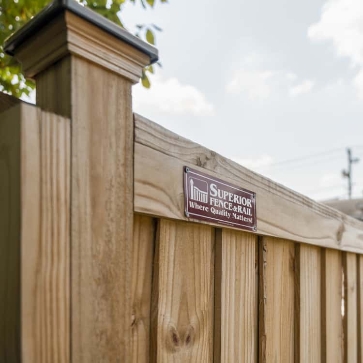 Irvine fence company wood fence