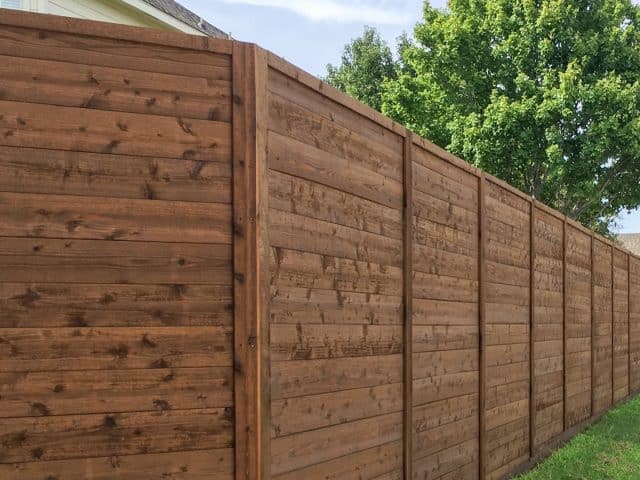 Contemporary Horizontal Fence Ideas