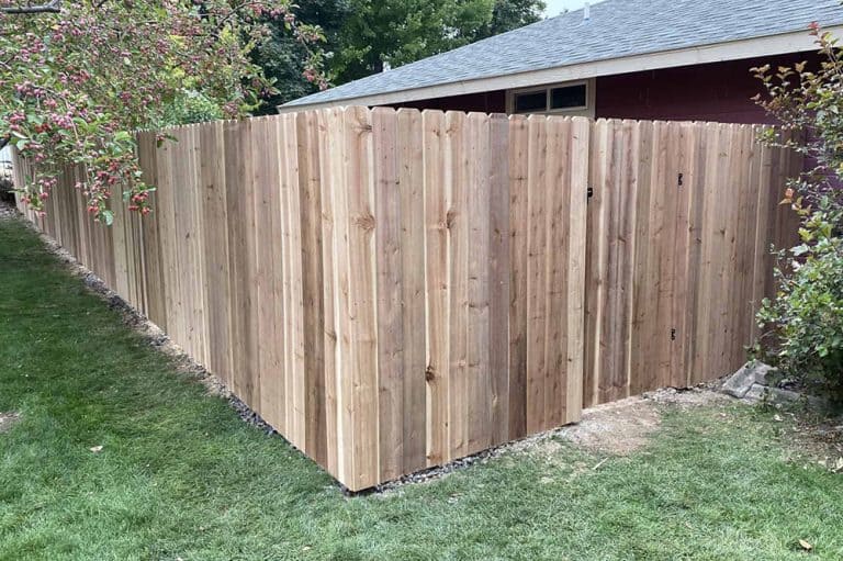 cedar fence installation