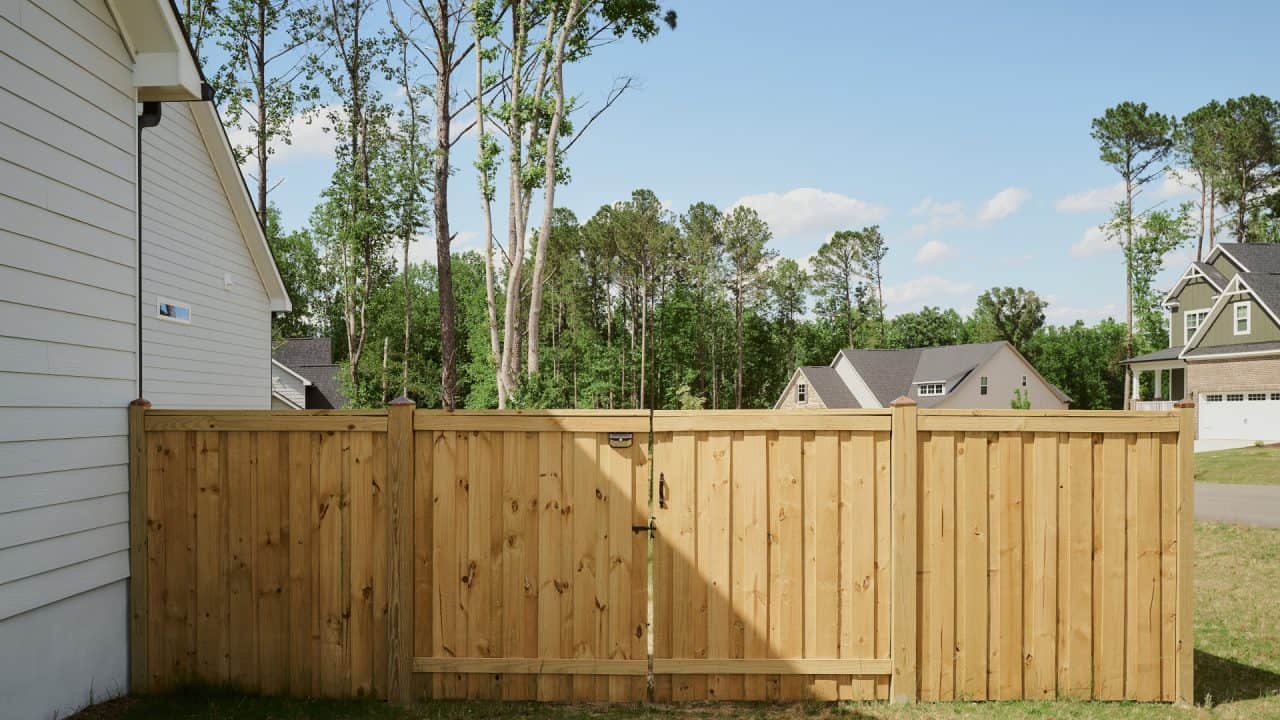wood fence designs