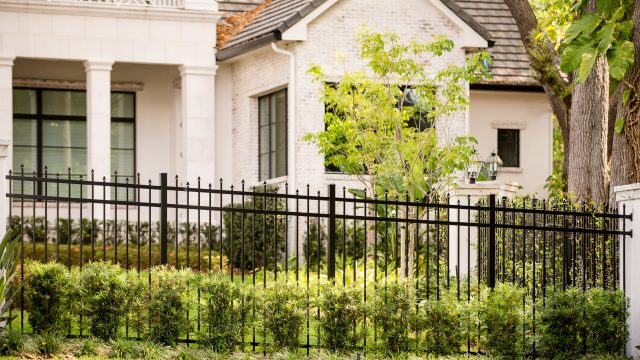 front yard fence Houston