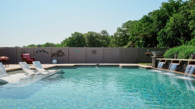 colored vinyl fence