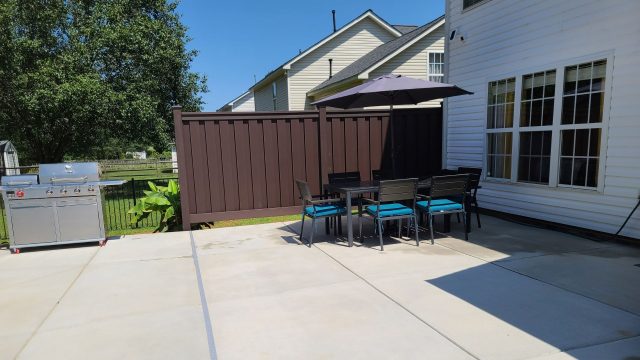 Trex pool fencing