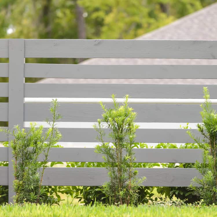 horizontal fence ideas horizontal fence ideas